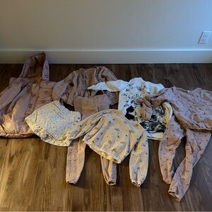 Floral and Neutral Baby Clothing Set